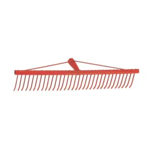 RASTRELLO A 34 DENTI PIATTI IN FERRO P/ERBA 60 CM