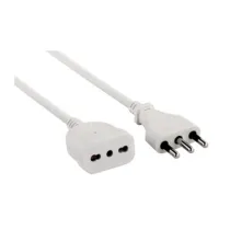 PROLUNGA LINEARE 3 M SEZ 3X1 16A BIPASSO BIANCO * (5
