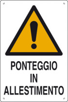 CARTELLO PONTEGGIO IN...