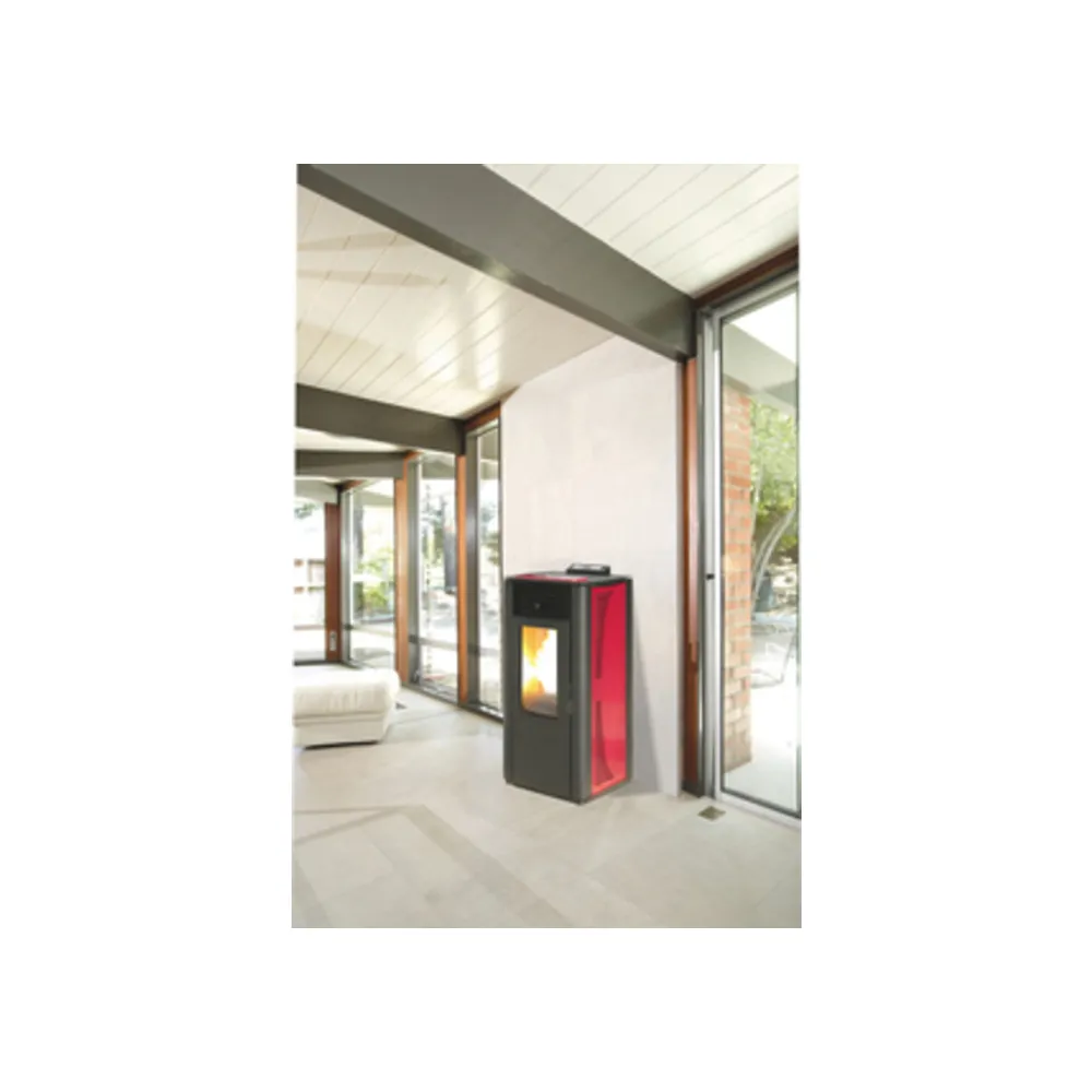 STUFA PELLET 14 KW KING 14 IDRO BORDEAUX STUFA PELLET 14 KW KING 14 IDRO BORDEAUX