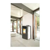 TERMOSTUFA PELLET 14 KW KING 14 BIANCO