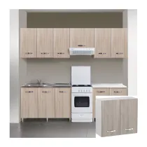 KIT CUCINA PENSILE 2 ANTE 80X32XH72 CM OLMO