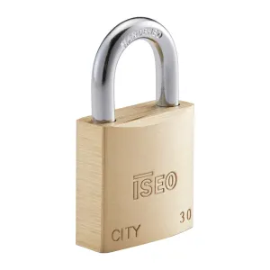 CITY BY ISEO LUCCHETTO OTT RETTANGOLARE 30 MM (10