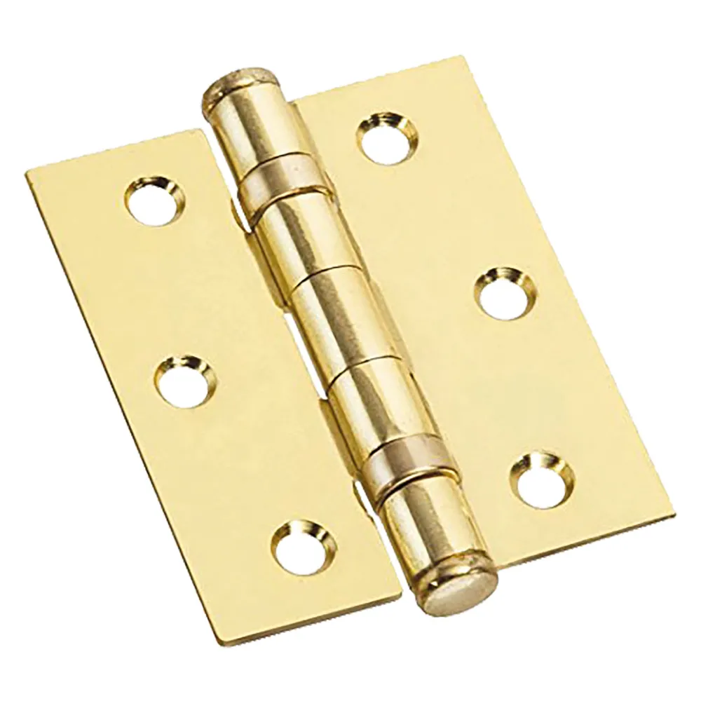 CERNIERA CON CUSCINETTI OTTONATA mm  75 x  65 - sp.2