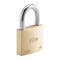 CITY BY ISEO LUCCHETTO OTT RETTANGOLARE 50 MM (10