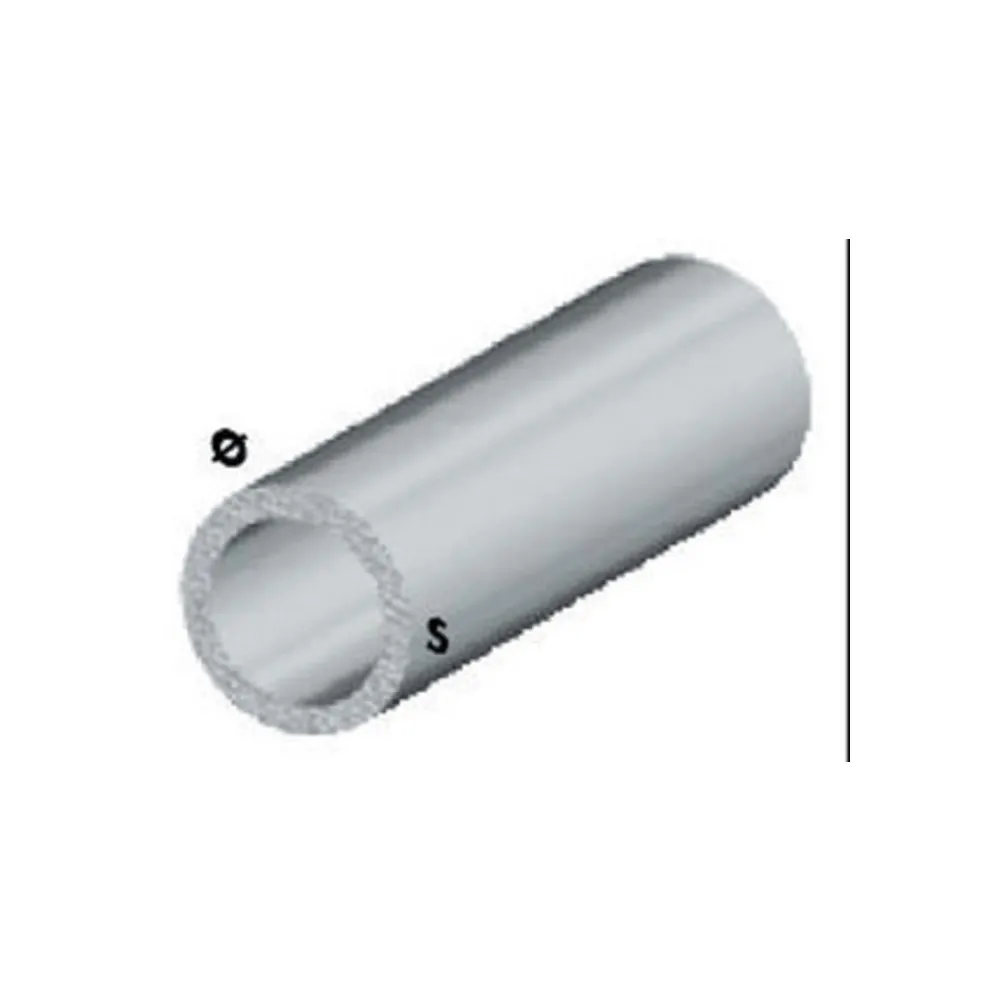 PROFILO ARGENTO H.100 CM TUBO TONDO 25X1 MM (5