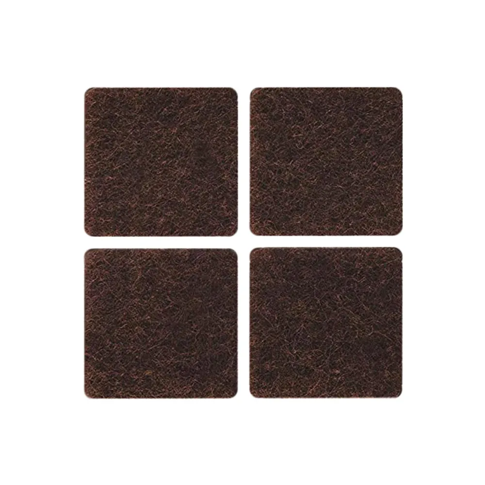FELTRINO ADESIVO SEDIA MARRONE 25X 25 MM CF 8 PZ* (50 FELTRINO ADESIVO SEDIA MARRONE 25X 25 MM CF 8 PZ* (50