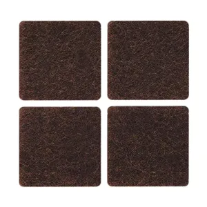FELTRINO ADESIVO SEDIA MARRONE  30X 30 MM CF 6 PZ* (50