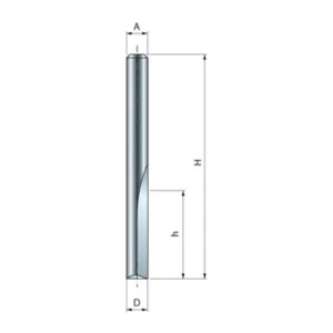 FRESA WIDIA TAGLIENTI DIRITTI 04-11306 D  5X12