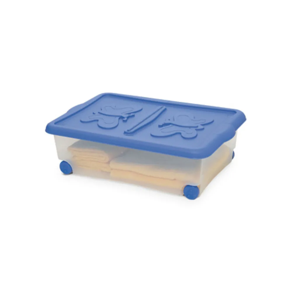 CONTENITORE ROLLING C/COPERCHIO ALI 60X40H18 CM (10 CONTENITORE ROLLING C/COPERCHIO ALI 60X40H18 CM (10