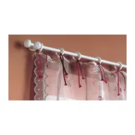 BASTONE LEGNO A STRAPPO D 11 BIANCO 120CM C/SUPP.