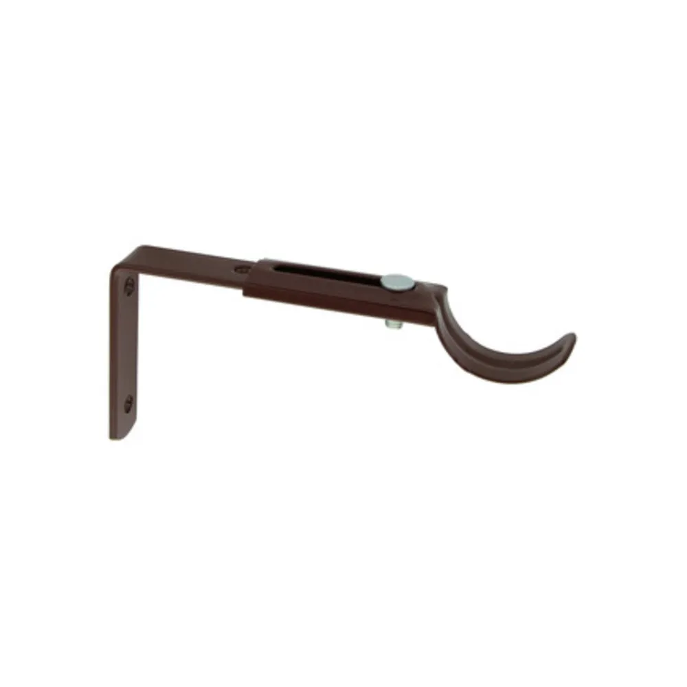 SUPPORTO METALLO BASTONE CENTRALE NOCE 12/16 CM (10