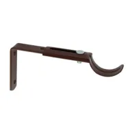 SUPPORTO METALLO BASTONE CENTRALE NOCE 22/26 CM (10