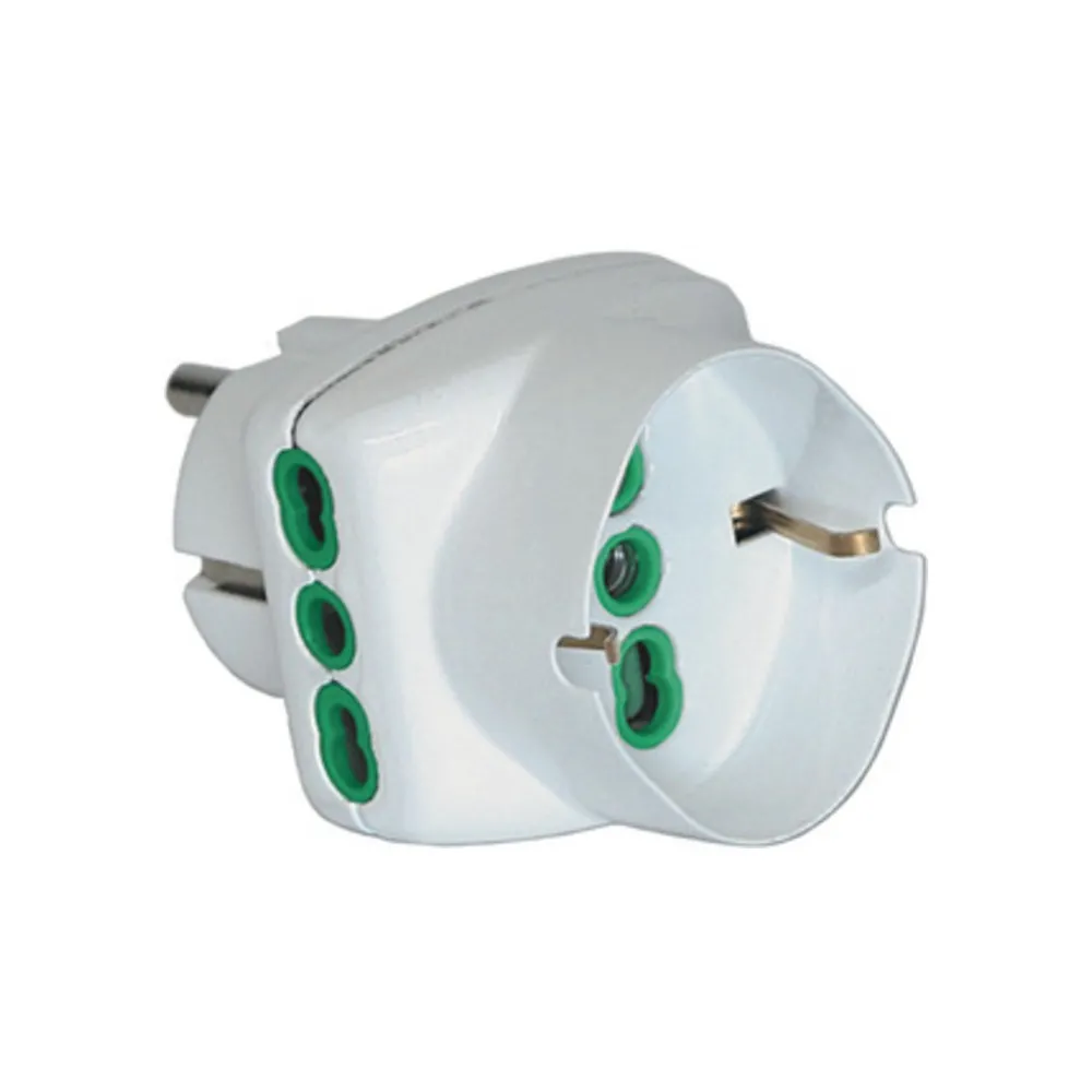 FME 82.230 ADATTATORE SCHUKO 2P+T BIPASSO+SCHUKO FME 82.230 ADATTATORE SCHUKO 2P+T BIPASSO+SCHUKO