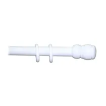 BASTONE LEGNO A STRAPPO D 35 BIANCO 150CM S/SUPP.