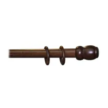 BASTONE LEGNO A STRAPPO D 35 NOCE SC 210CM S/SUPP.
