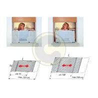 SET 4 SCORREVOLI P/ZANZARIERA ESTENSIBILE