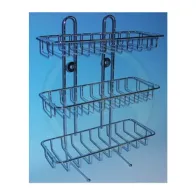 MENSOLA ACCIAIO 3 RIPIANI CROMO DFW0225S (6