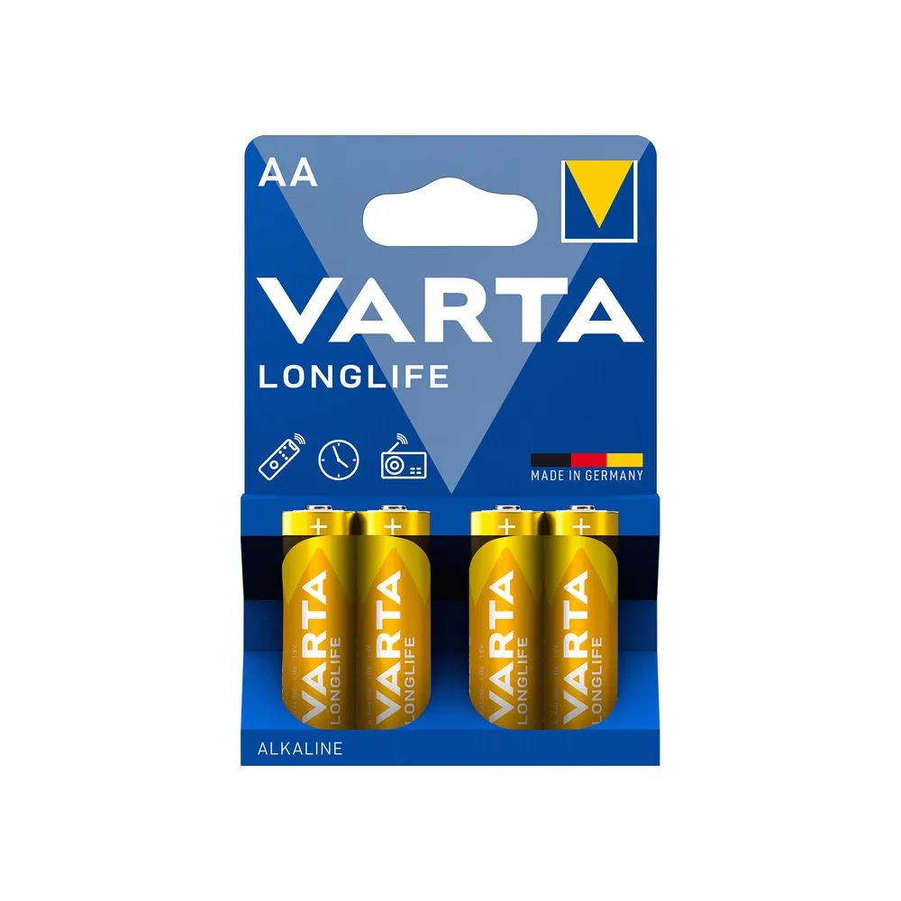 VARTA BATT LONGLIFE ALCALINA STILO BL 4 PZ * (20 VARTA BATT LONGLIFE ALCALINA STILO BL 4 PZ * (20