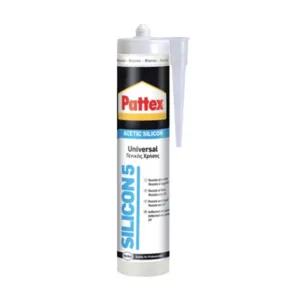 PATTEX SILICON 5 UNIVERSALE TRASPAR 280 ML CARTUC (25