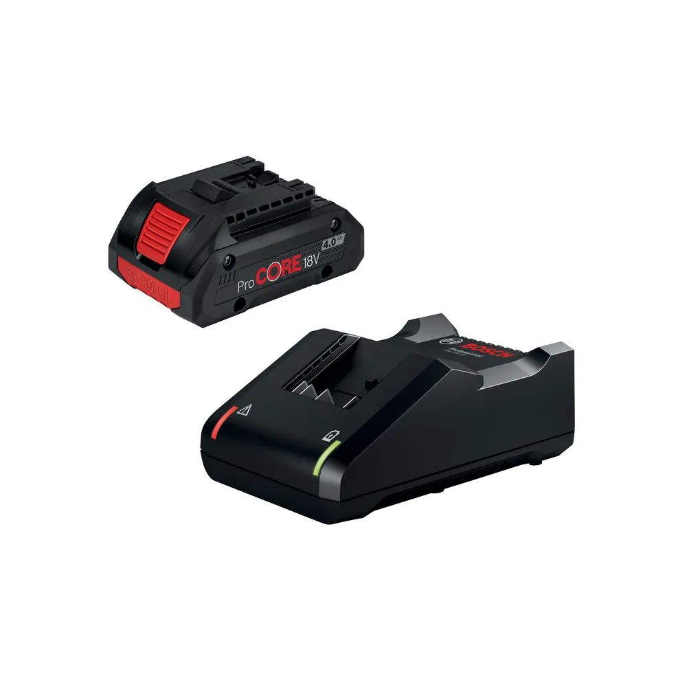 BOSCH-B SET 1 BATTERIA 18V-4.0 Ah + CARICABATTERIE BOSCH-B SET 1 BATTERIA 18V-4.0 Ah + CARICABATTERIE
