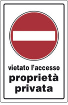 PRIVATE PROPERTY SIGNBOARD