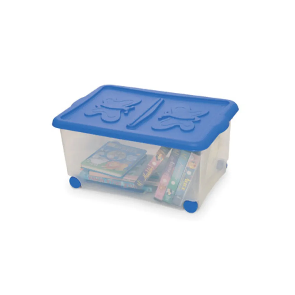 CONTENITORE ROLLING C/COPERCHIO ALI 60X40H28 CM (8