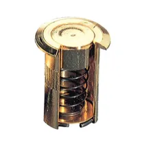POZZETTO A MOLLA OTTONE LUCIDO D 22X30 MM* (20