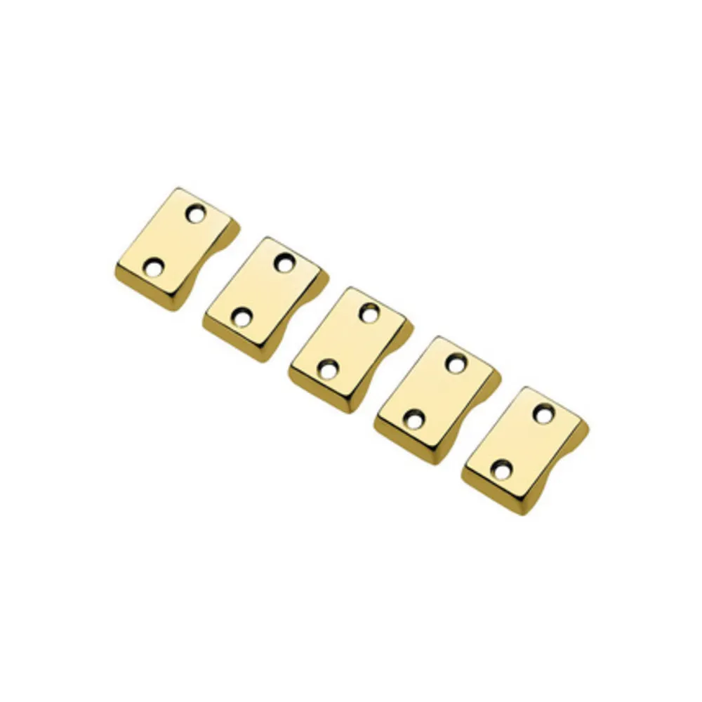 SERIE 5 PASSANTI OTTONE P/CREMONESE LUCIDO (4