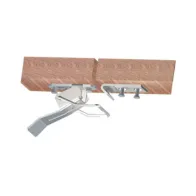 CHIUSURA P/TAVOLO A LEVA FERRO ZINC 77 MM** (25