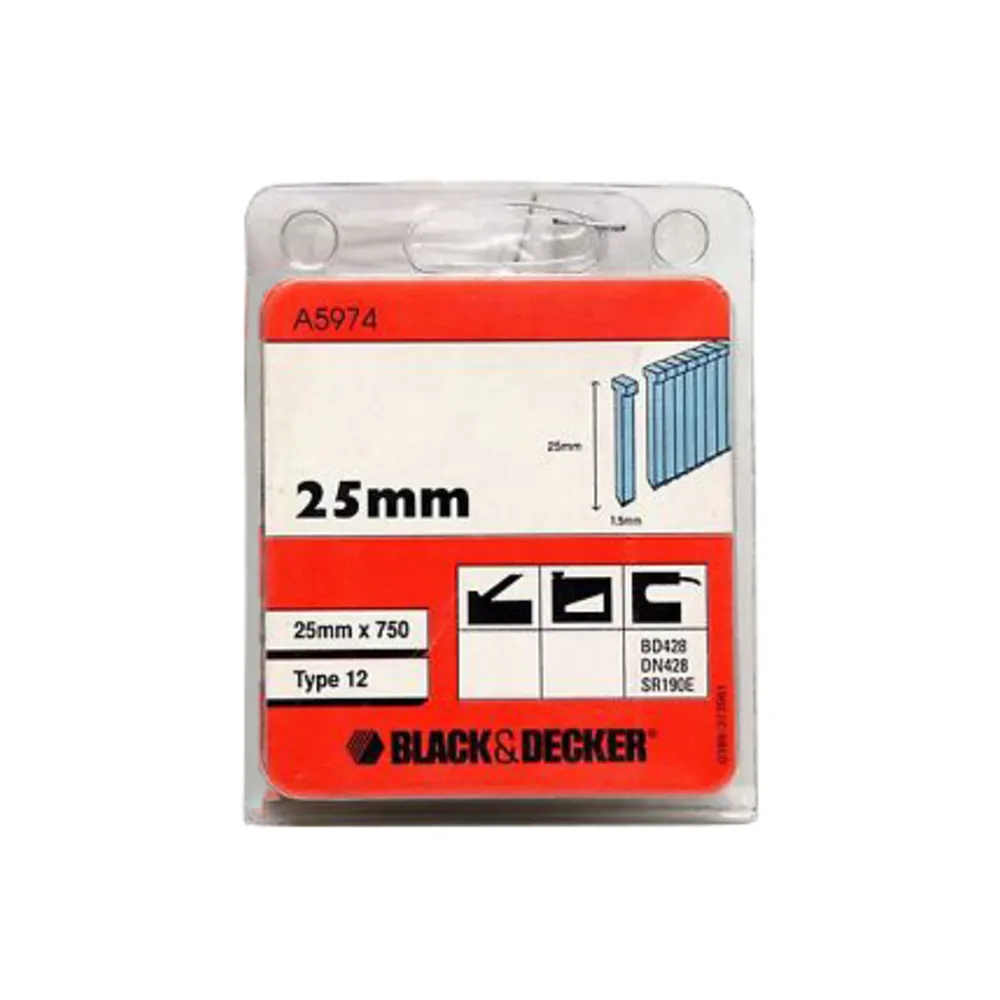 B+D. ART.A5974 CONF. CHIODI 25 MM. B+D. ART.A5974 CONF. CHIODI 25 MM.