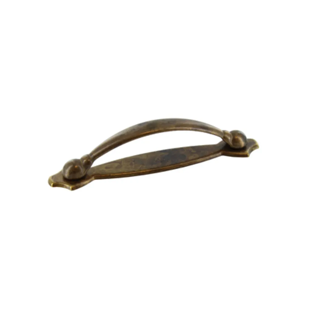 MANIGLIA OTTONE 18900  96 MM ANTICATO (25