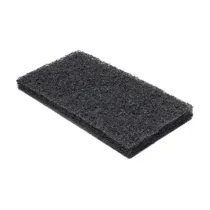 FELTRO ABRASIVO P/PULIZIA 250X120XH20 MM NERO (12