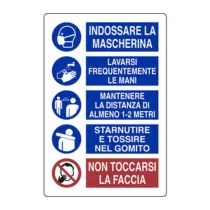 TARGA 20X30 IND.MASCH+LAV.MANI+MANT.DIST SIC (10