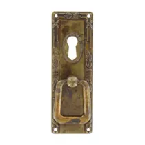 MANIGLIA ZAMA 12060 33X97 MM OTTONE ANTICATO** (25
