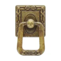 MANIGLIA ZAMA 12060 33X55 MM OTTONE ANTICATO* (25