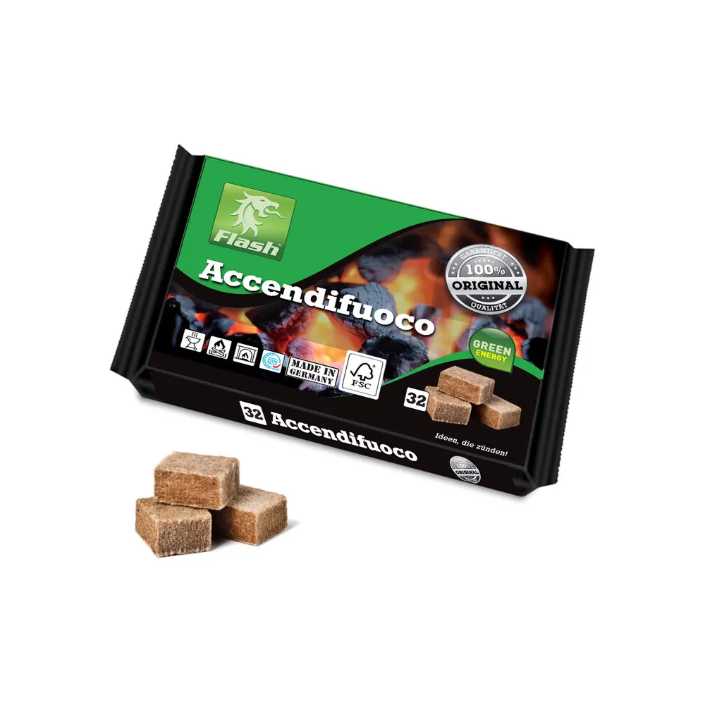 ACCENDIFUOCO  32 CUBI FLASH ECOLOGICO (24