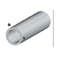 PROFILO ARGENTO H.100 CM TUBO TONDO  6 X1 MM** (5