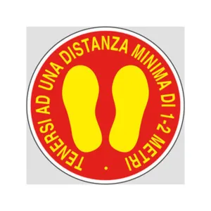 ETIC.ADES D.20CM TENERSI A DIST. DI 1-2MT