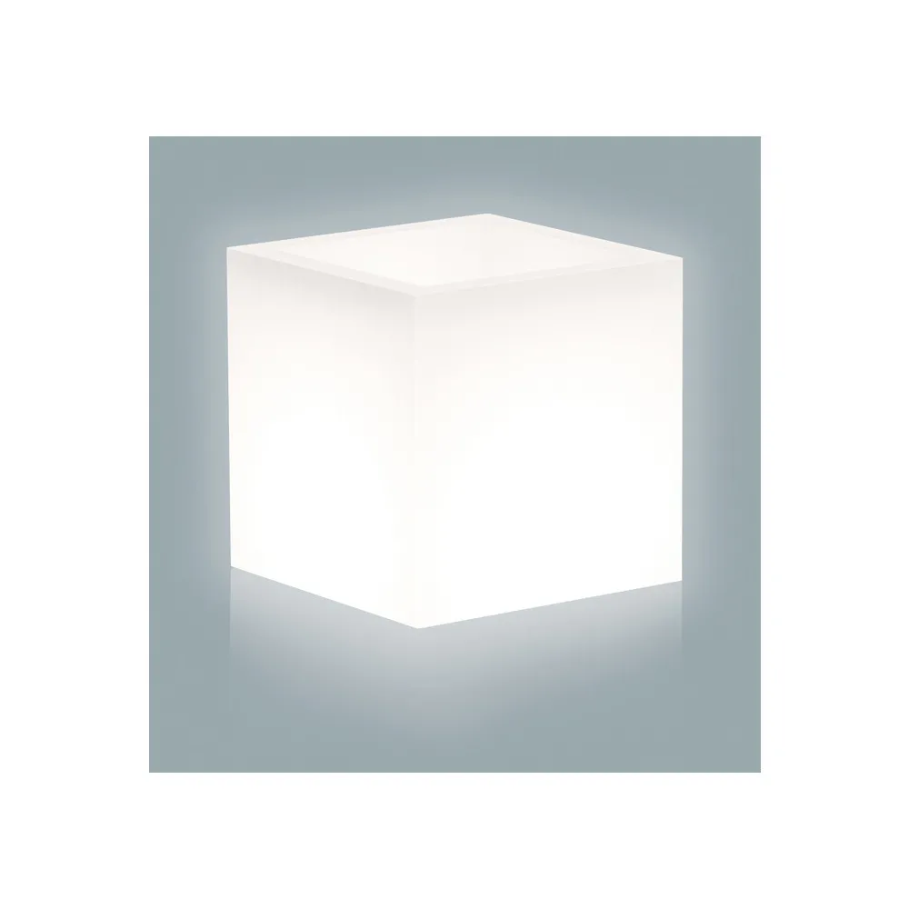 VASO CUBE BRIGHT 40X40XH40 CM BIANCO VASO CUBE BRIGHT 40X40XH40 CM BIANCO