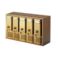 CASSETTA POSTALE ALUBOX CUBO C5 52X17