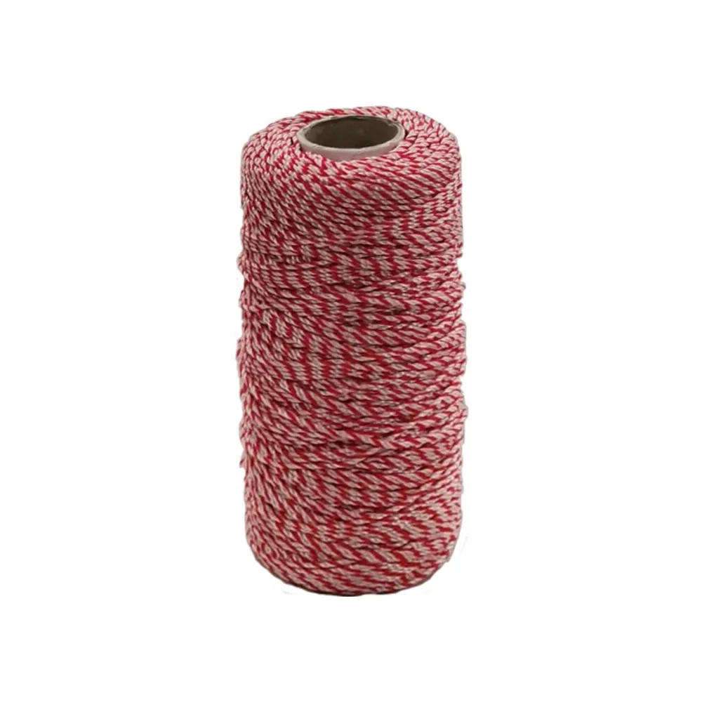 LENZA P/MURATORE IN PP BIANCO ROSSO 200 M (5 LENZA P/MURATORE IN PP BIANCO ROSSO 200 M (5