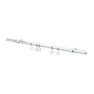 KIT SOTTOPENSILE C/GANCI NICHELATO 90 CM