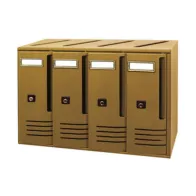 CASSETTA POSTALE ALUBOX CUBO C4 42X17