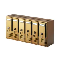 CASSETTA POSTALE ALUBOX CUBO C6 62X17