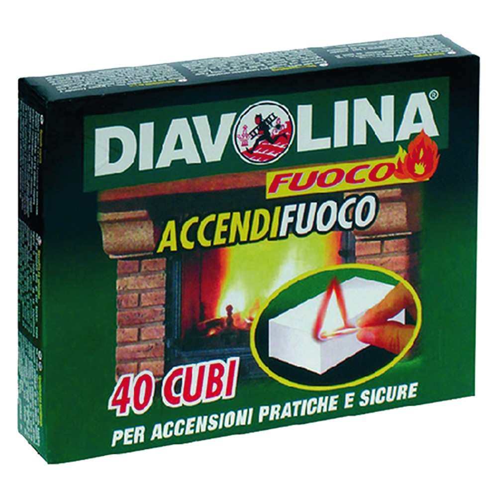DIAVOLINA 'ACCENDIFUOCO' 40 cubi - art. 15300