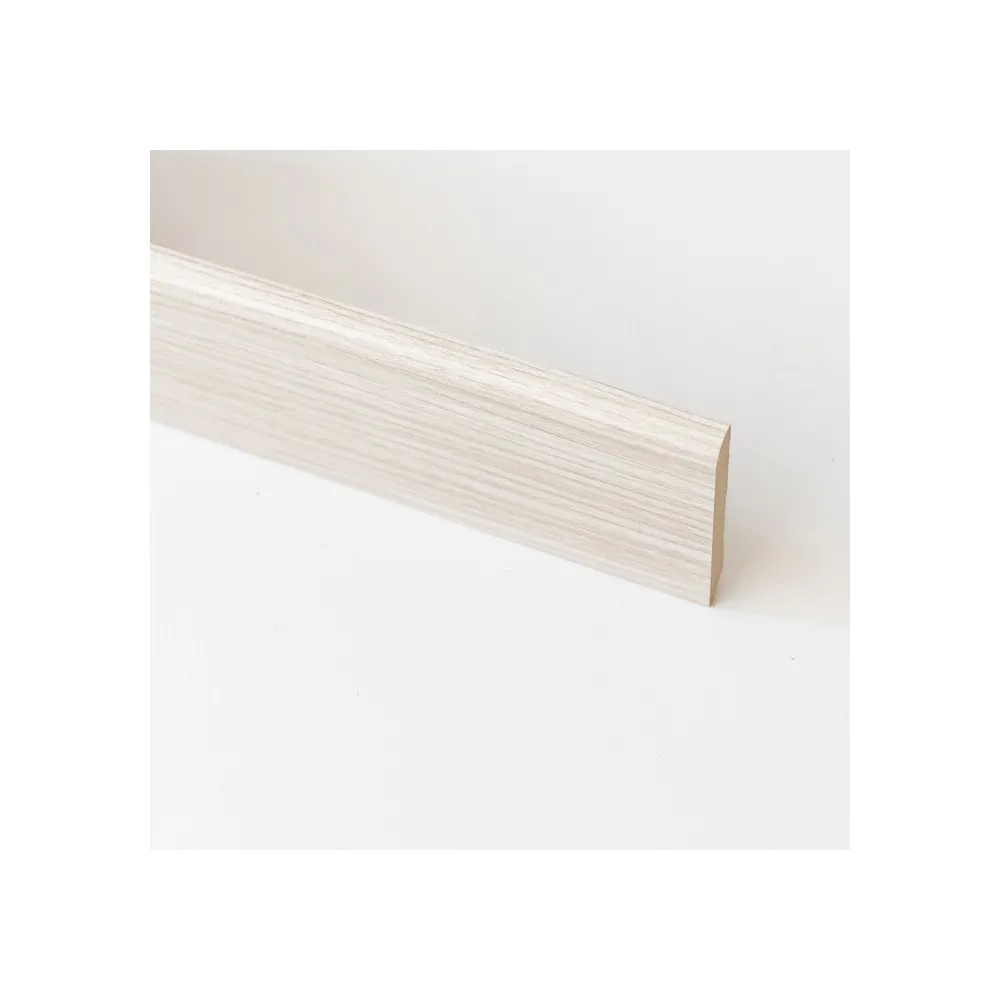 BATTISCOPA 70X10 MM MDF 240 CM ROVERE SBIANCATO (10 BATTISCOPA 70X10 MM MDF 240 CM ROVERE SBIANCATO (10