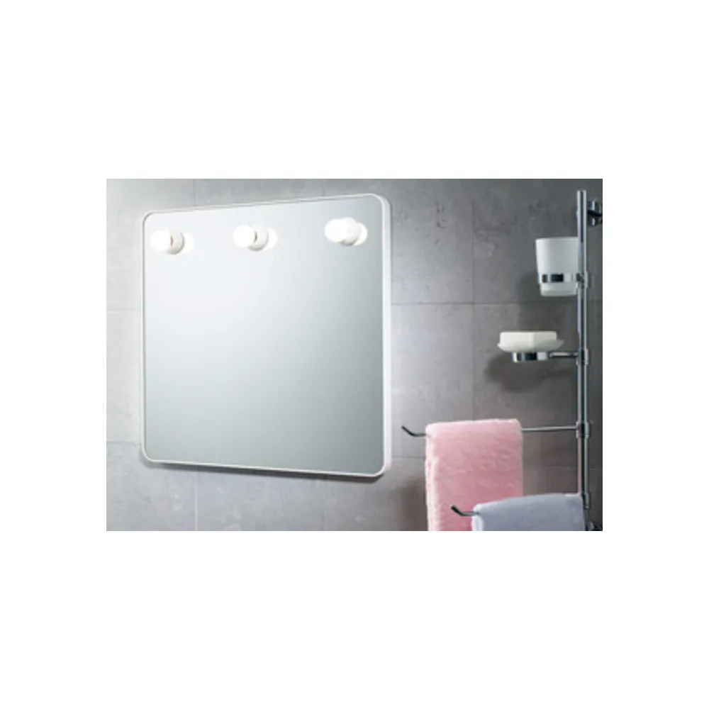 GEDY 6005 SPECCHIO C/LUCI 55X55 CM BIANCO