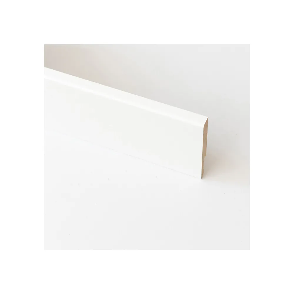 BATTISCOPA 80X14 MM MDF 240 CM BIANCO (5 BATTISCOPA 80X14 MM MDF 240 CM BIANCO (5