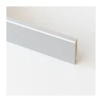 BATTISCOPA  80X11 MM MDF 240 CM ALLUMINIO (5